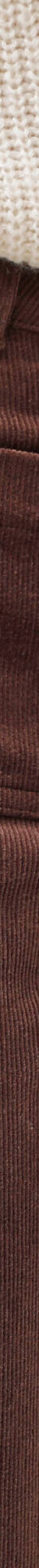 Pantalon coupe large taille haute, petite stature (chocolat) Pantalon coupe large taille haute, petite stature (chocolat)